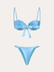 Güneş Işığı Etekli Bikini Takımı