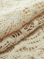 Yarı Şeffaf Kroşe Dantel Bluz