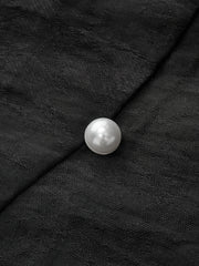 Asimetrik İnci Düğmeli Yelek