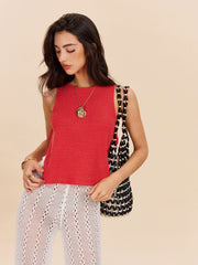 Yan Bağlama Detaylı Triko Üst