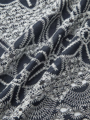 Bağcıklı Nakışlı Bluz