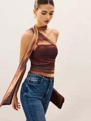 Şal Detaylı Gradyan Üst