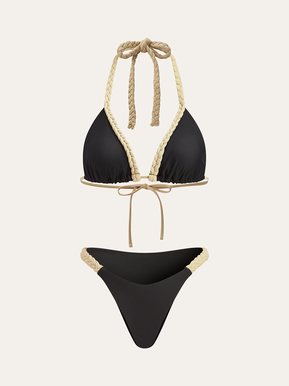 Örgü Askılı Bikini Takımı