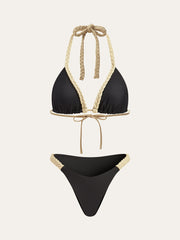 Örgü Askılı Bikini Takımı