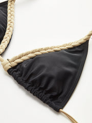 Örgü Askılı Bikini Takımı