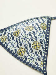 Desenli Halter Bikini Takımı