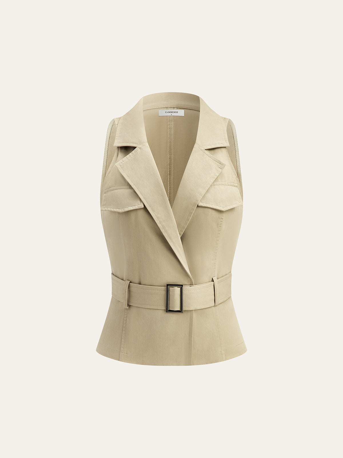 Kemerli Kolsuz Yelek