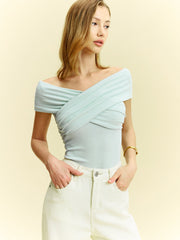 Asimetrik Çapraz Askılı Bluz