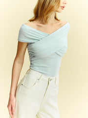 Asimetrik Çapraz Askılı Bluz