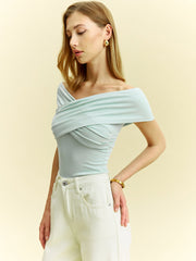 Asimetrik Çapraz Askılı Bluz