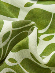 Baskılı Yarı Şeffaf Halter Yaka Üst