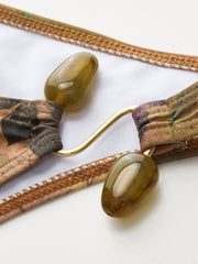 Çiçekli Bikini Takımı