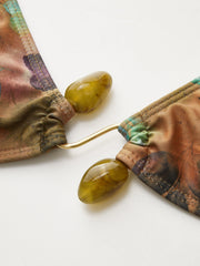 Çiçekli Bikini Takımı