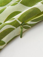 Baskılı Yarı Şeffaf Halter Yaka Üst