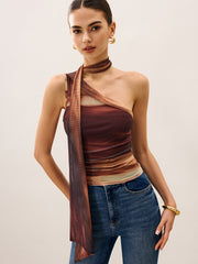 Şal Detaylı Gradyan Üst