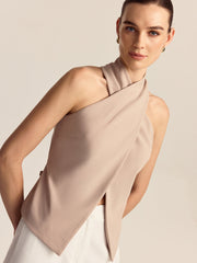 Çapraz Ön Detaylı Halter Üst