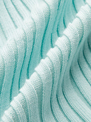 Düğümlü Triko Yüksek Yaka Üst