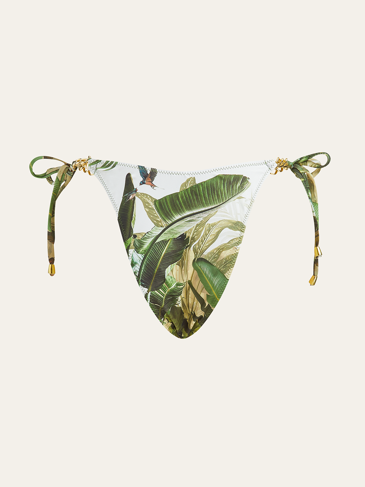 Baskılı Zincir Bağlamalı Bikini Altı