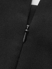 Asimetrik Metalik Dekoratif Etek