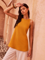 Dokulu Bağcıklı Kolsuz Atlet