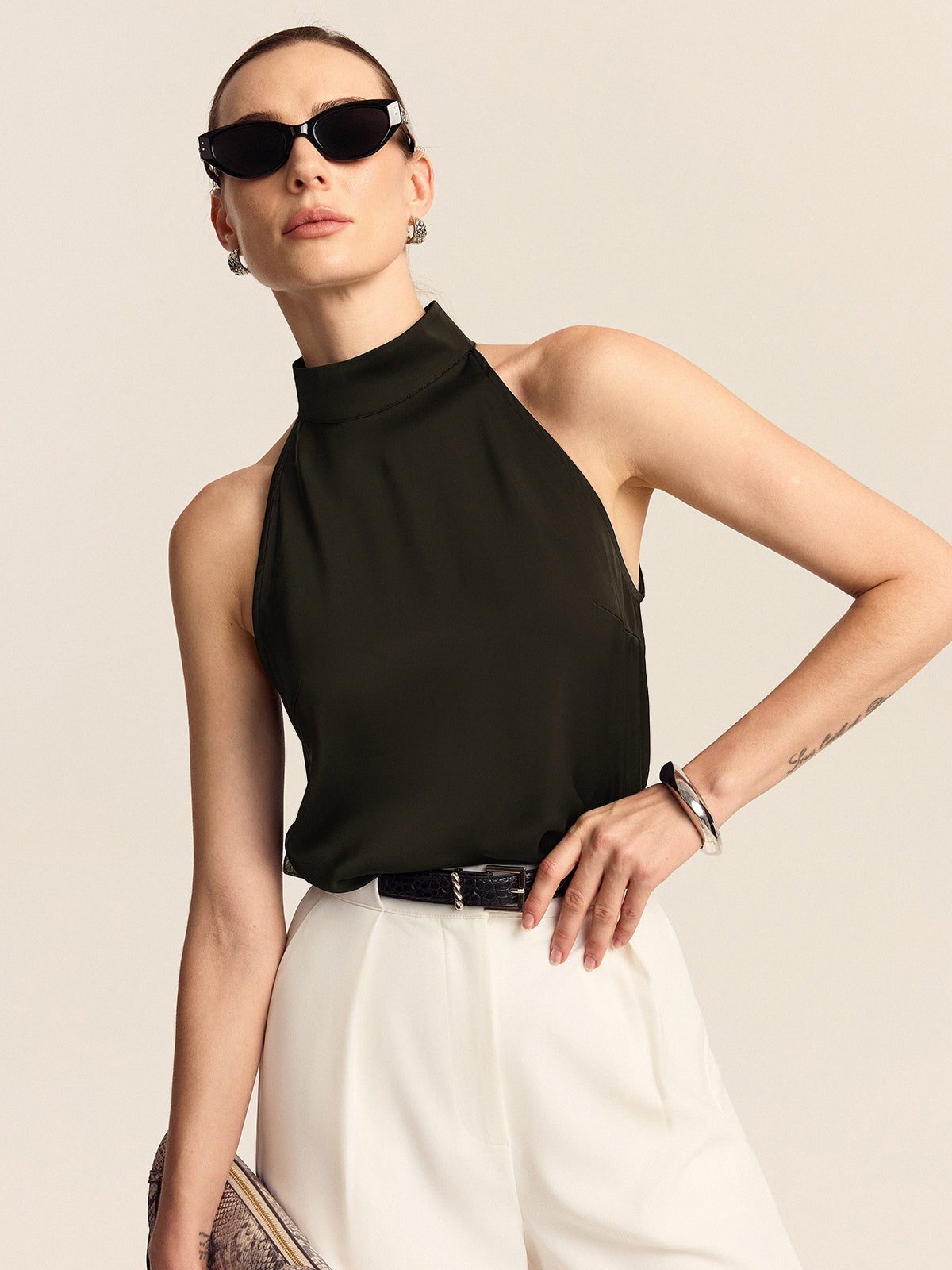 Saten Halter Üst