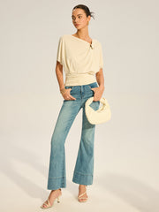 Asimetrik Büzgülü Üst Metal Halkalı