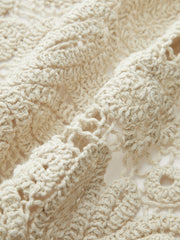 Pamuklu Dantel Bluz Kolsuz V Yaka