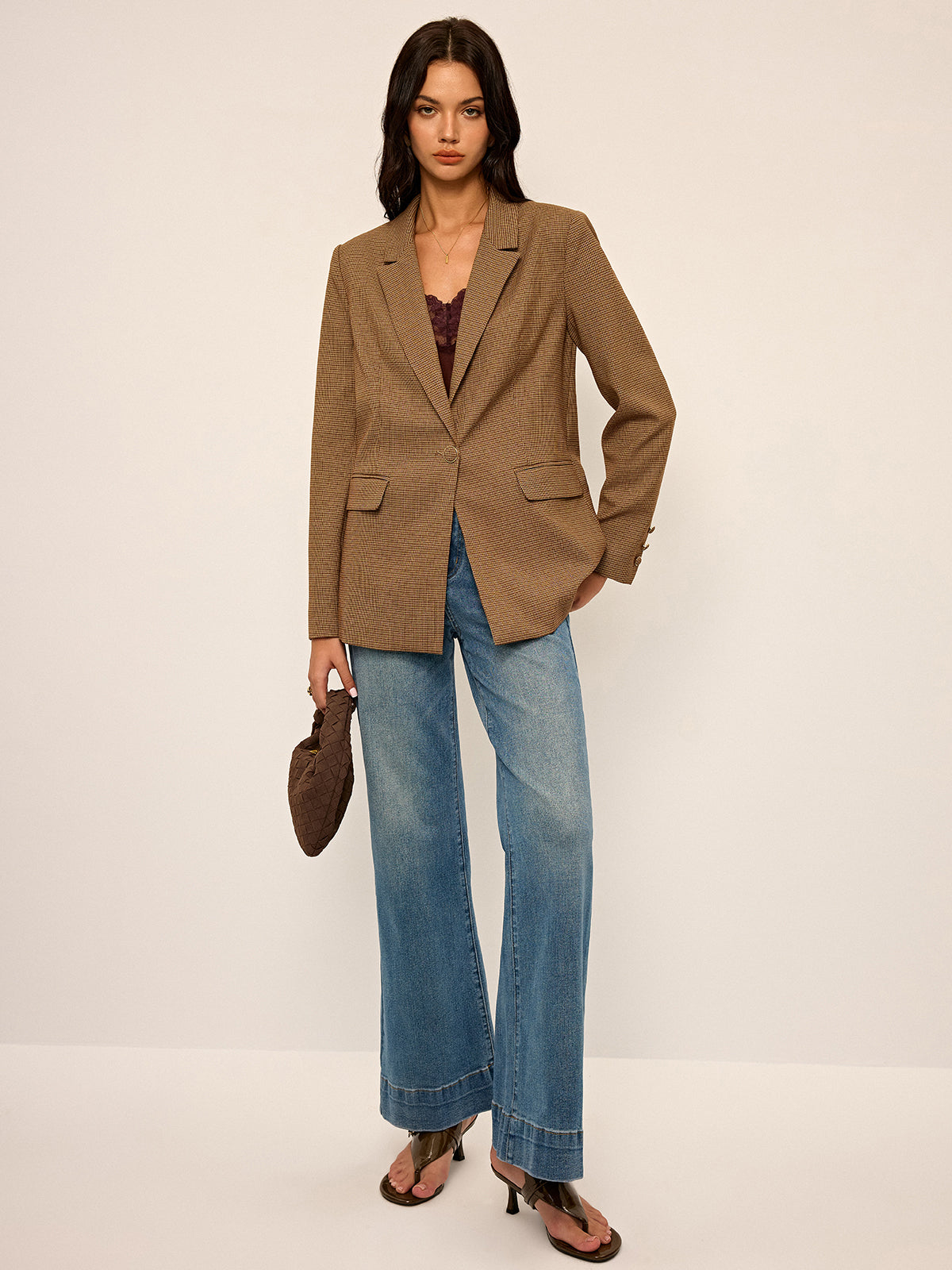 Balık Sırtı Büyük Boy Blazer