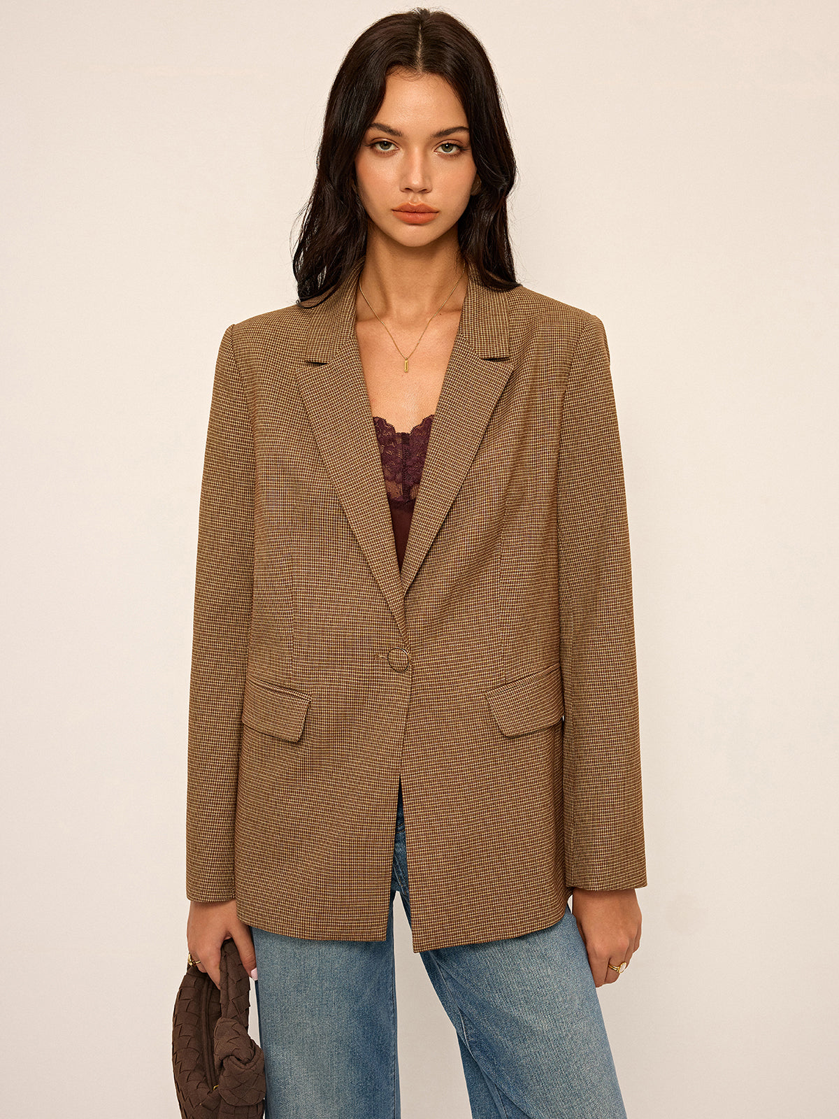 Balık Sırtı Büyük Boy Blazer