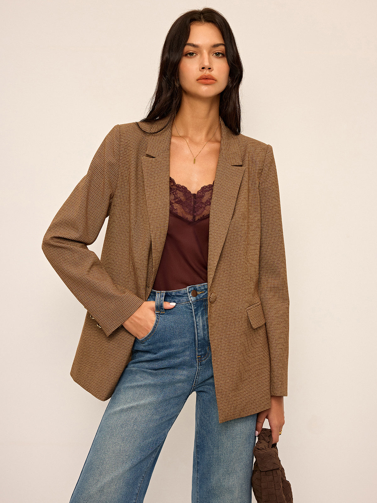 Balık Sırtı Büyük Boy Blazer
