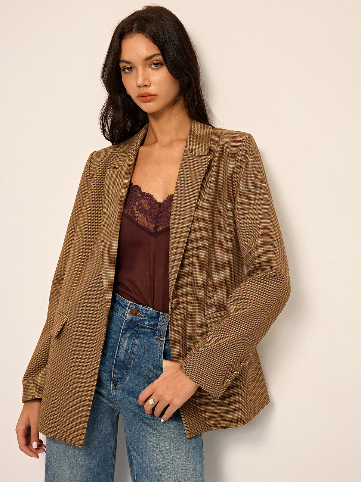 Balık Sırtı Büyük Boy Blazer