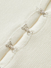 Kemerli V Yaka Triko Hırka