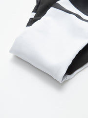 Geometrik Desenli Yüksek Bel Mayo Altı