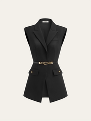 Kemerli Kolsuz Yelek