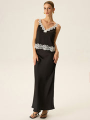 Yarı Şeffaf Dantel Kenarlı Cami Üstü