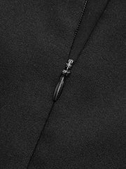 Asimetrik Metal Detaylı Midi Etek