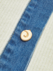 Kot Kenarlı Düğmeli Triko Hırka