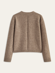 Yün Karışımlı V Yaka Hırka