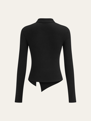 Asimetrik Metalik Kelebek Detaylı Üst