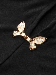 Asimetrik Metalik Kelebek Detaylı Üst