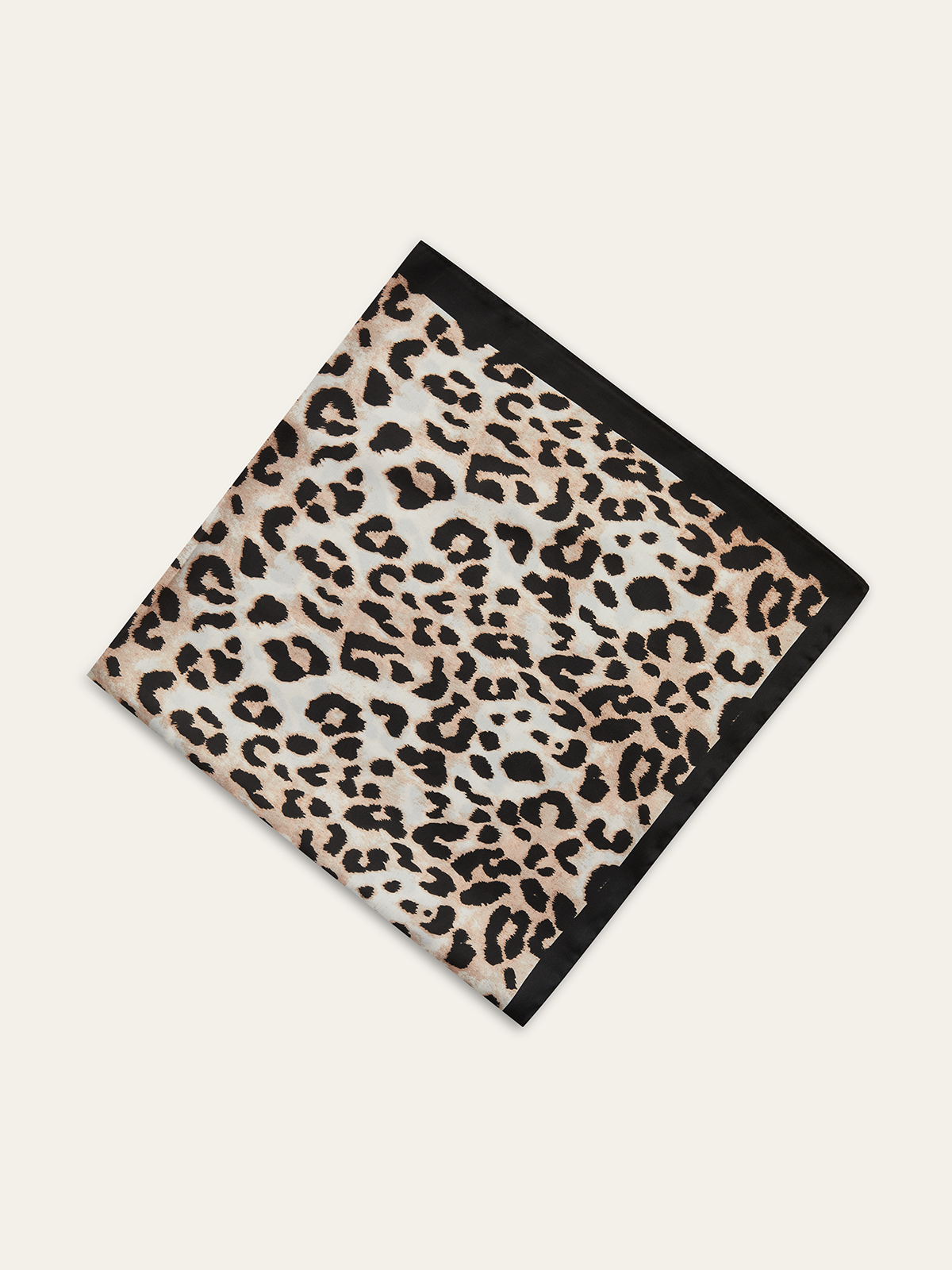 Leopar Desenli Kare Şal