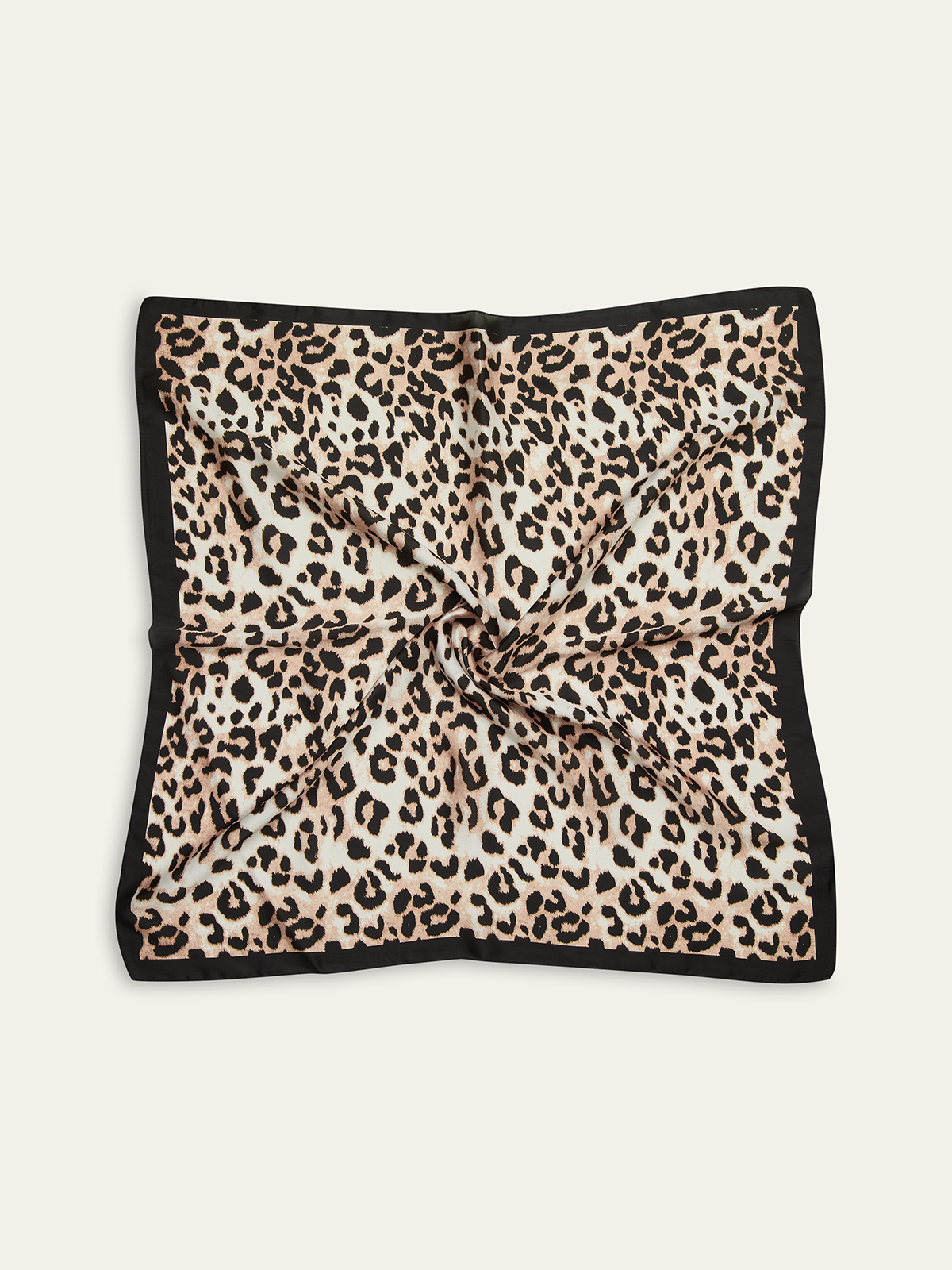 Leopar Desenli Kare Şal