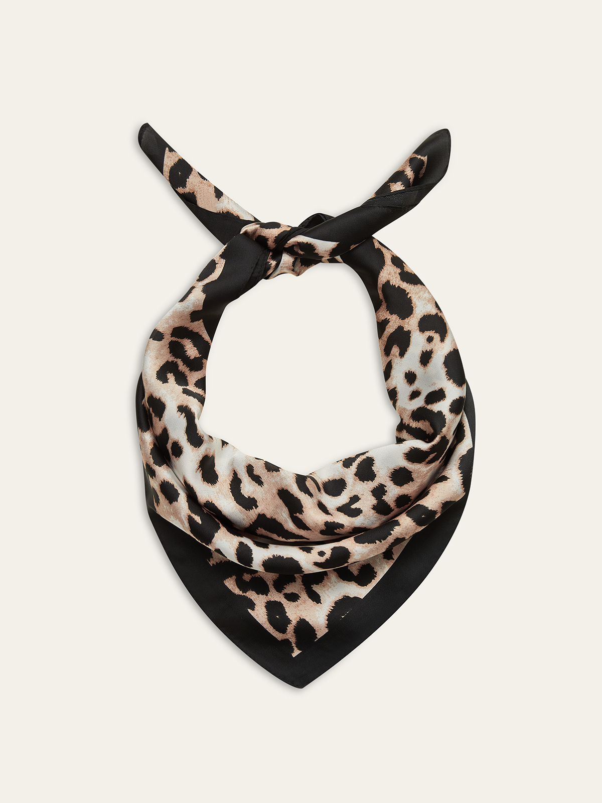 Leopar Desenli Kare Şal