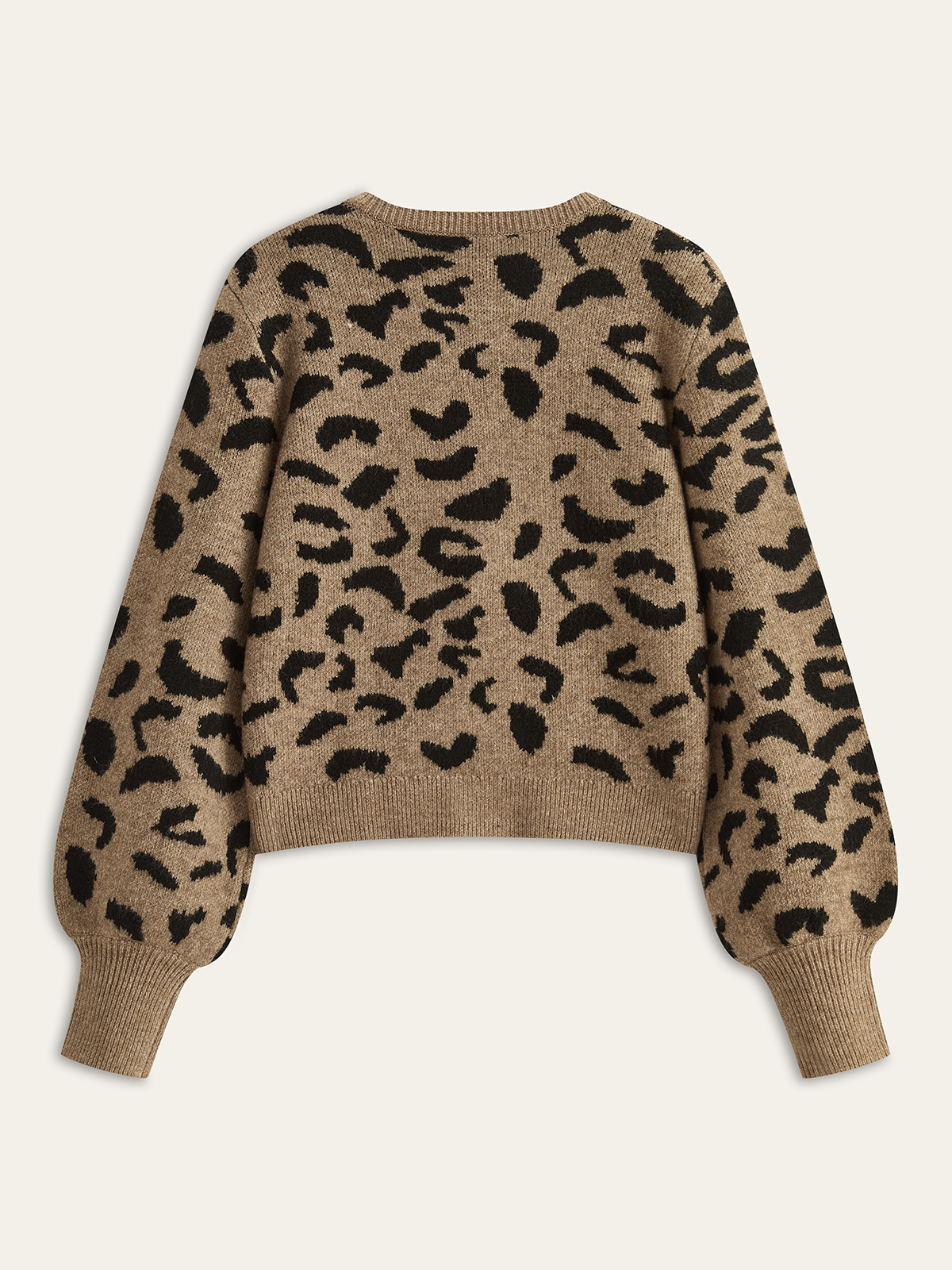 Leopar Desenli Papyonlu Üst