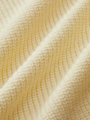 Kot Panel Fermuarlı Triko Hırka