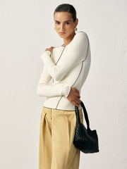 Zıt Dokulu Örgü Üst