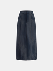 Çengelli Göz Çizgili Üst ve Etek Takımı