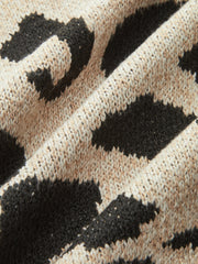 Leopar Desenli Yelek