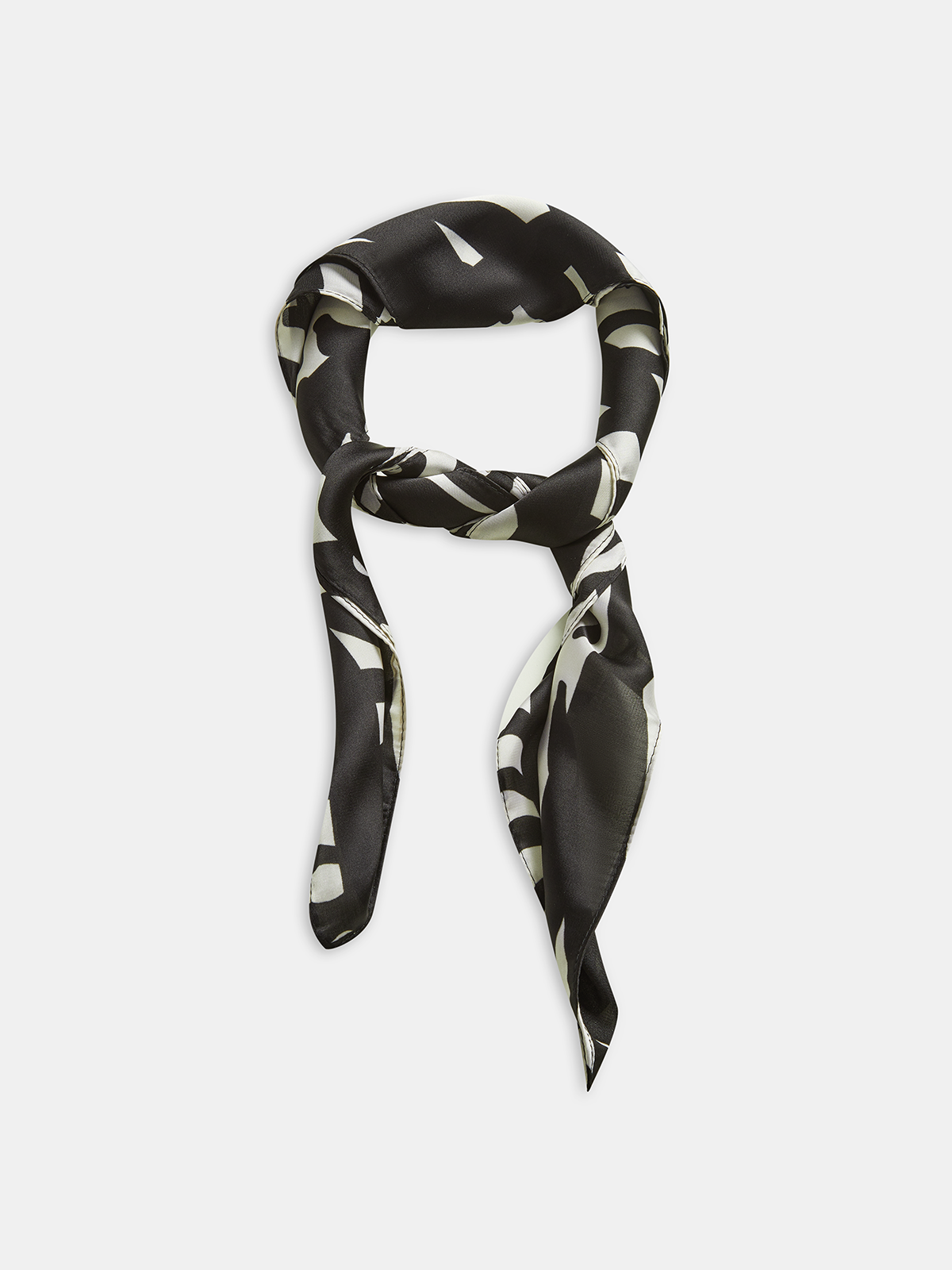 Zebra Desenli Kare Şal