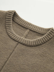 Kare Yaka Triko Yelek